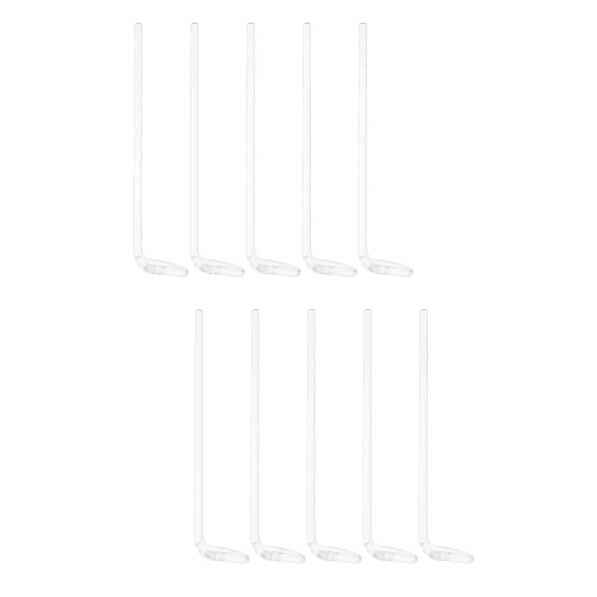 MAGICLULU 2 Set Glass Cell Spreader Rods For Laboratory Use Precision Coating Tools For Biochemical Experiments Smooth Surface 5 Pezzi*2