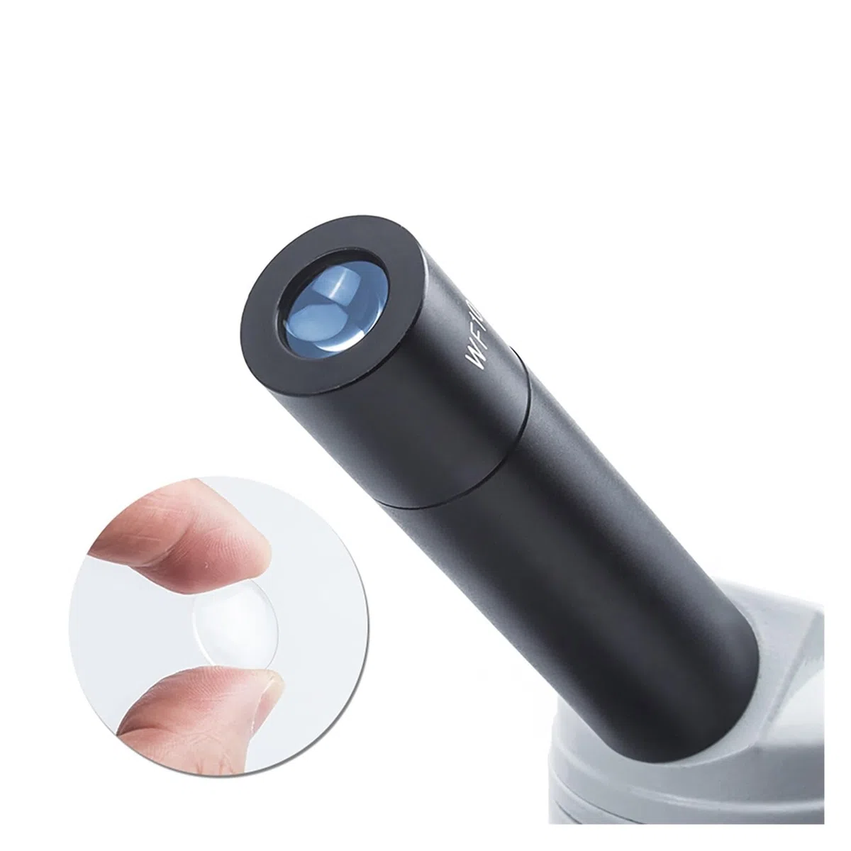 Kit microscopio microscopio composto monoculare oculare 10x, ingrandimento 100x-1600x illuminazione a LED microscopi