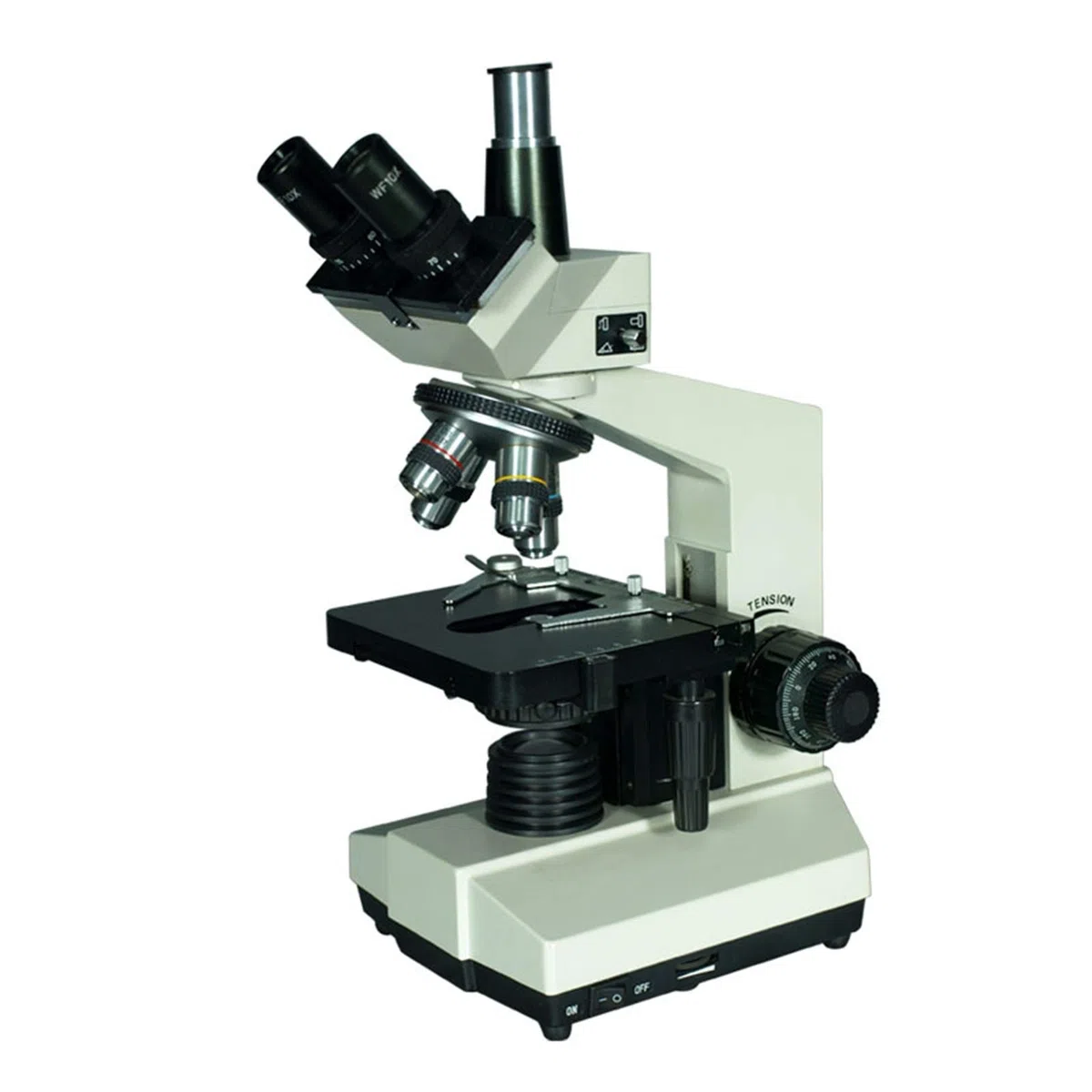 Microscopio biologico, LED 1600X Binoculare trinoculare f/Laboratorio Osservazione della ricerca biologica(Trinocular)