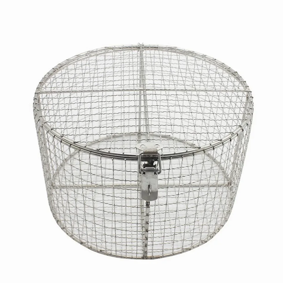 Vassoio per Autoclave Medico in Acciaio Inossidabile 304, cestelli per sterilizzazione Strumenti Rotondi con Coperchio e Chiusura, Vassoio per sterilizzazione cestelli Perforati,40 * 30cm