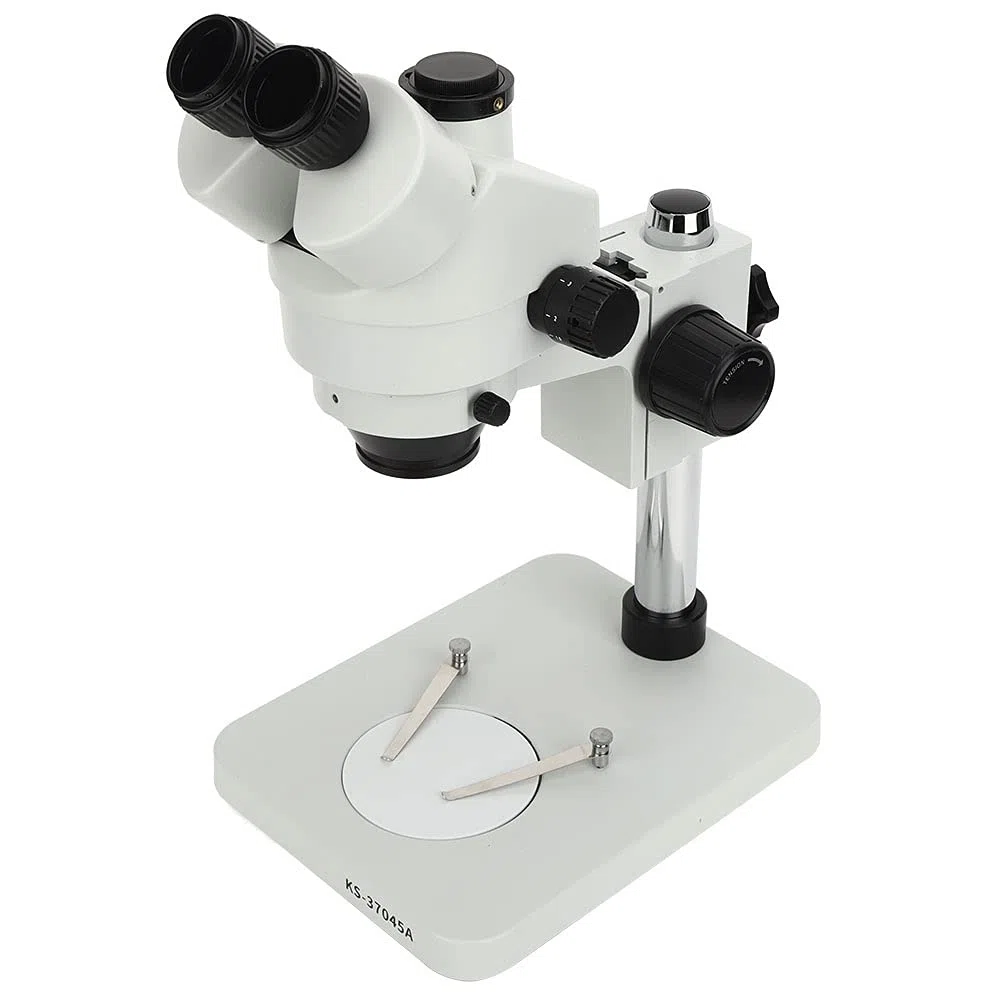 aqxreight Microscopio Elettronico Stereoscopico Trinoculare Ingrandimento Strumento di Osservazione di Laboratorio Oculare per Occhi Alti Fi Microscopio TrinoculareMicroscopio StereoscopicoElettrone