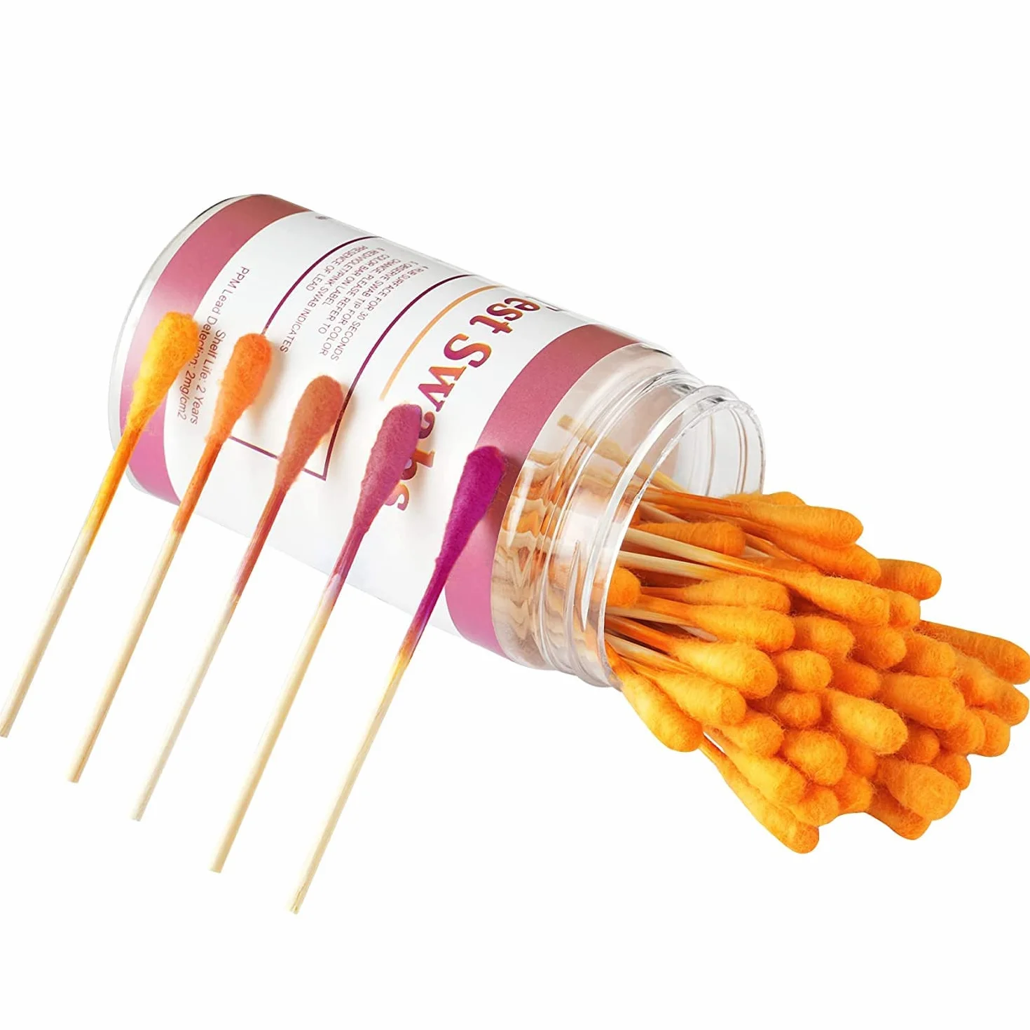 Kit di test di piombo tamponi - Kit per test di vernice al piombo, tampone di controllo del piombo per uso domestico, risultati dei test in (30 pezzi)