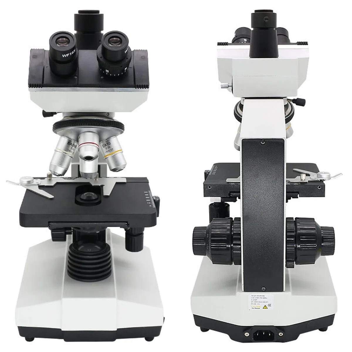 Microscopio biologico, LED 1600X Binoculare trinoculare f/Laboratorio Osservazione della ricerca biologica(Trinocular)
