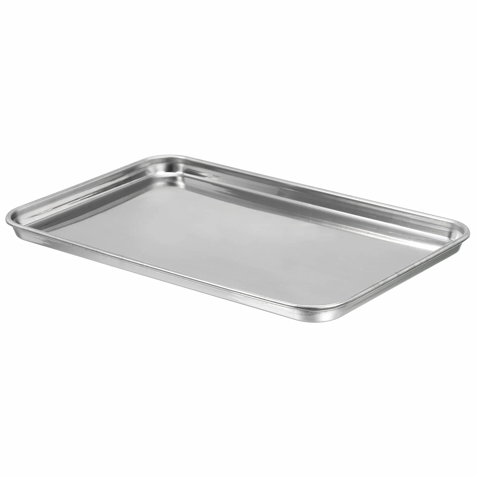 PATIKIL 430 Acciaio Inox Vassoio 22.8x14.8cm Strumento Attrezzo Laboratorio Tipo Piatto Rettangolare