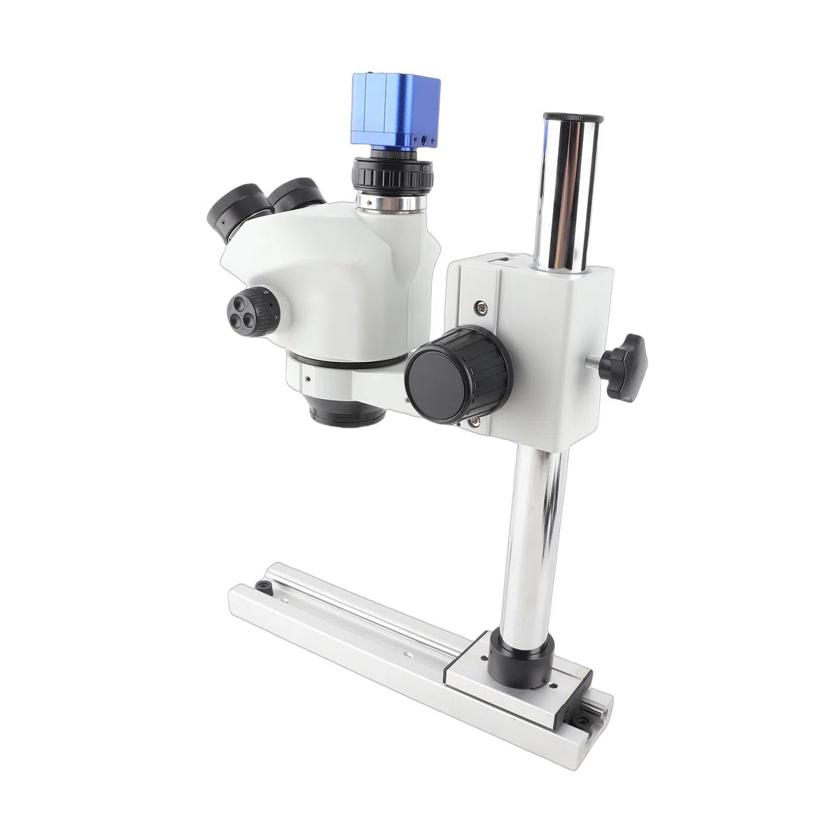 Eujgoov Kit Stereomicroscopio Trinoculare 7x, 50x, Imaging 24MP (Spina