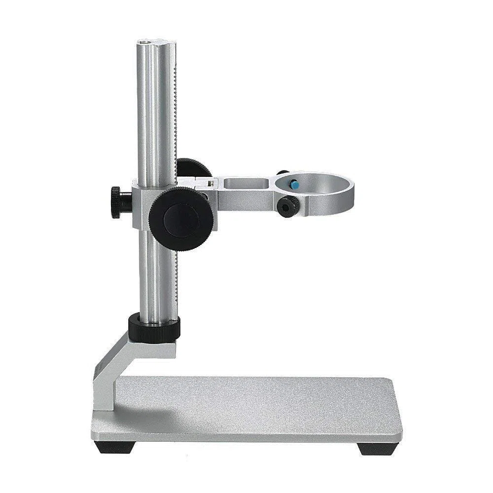 Supporto per supporto in lega di alluminio per microscopio digitale USB/Wi-Fi, supporto metallico diametro universale Bysameyee con custodia per microscopio