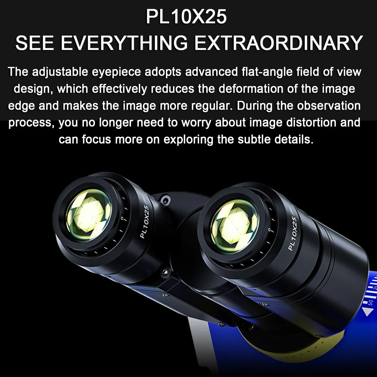 Microscopi Ottici Binoculari, Microscopio da Laboratorio 7-45X, con Oculari Regolabili PL10X25, Obiettivo Ausiliario 0,75X, Luce LED Ad Anello con Ventosa Magnetica, per Studenti, Adulti