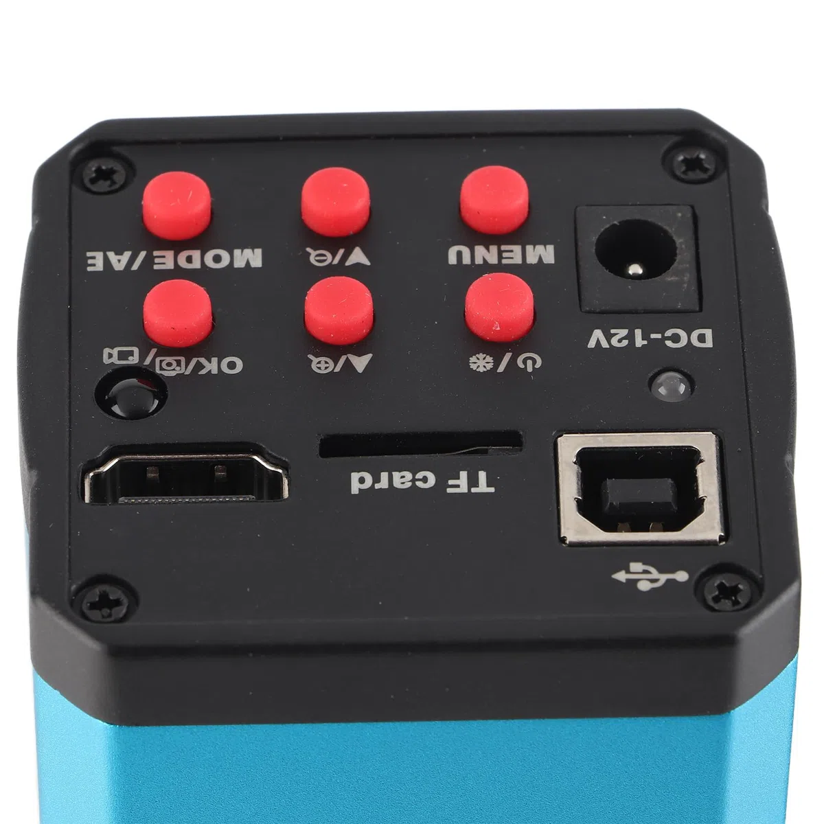 Microscopio 14 MP, microscopio industriale a LED, 14 milioni di pixel, micro scopio industriale, HDMI, USB HD, 100 x 1,43 μm x 1,43 μm, C/CS 14 MP, sensore CMOS Microscope Camera, molti accessori