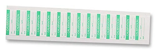 Pro Power 7827287 - Etichetta di calibrazione in nylon, 16 x 38 mm, verde, confezione da 350