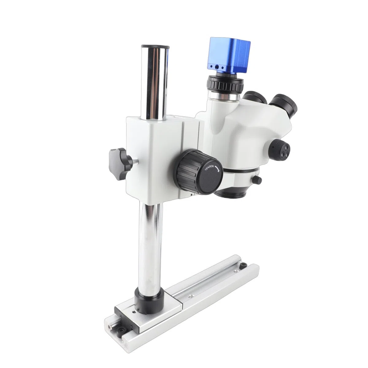 Eujgoov Kit Stereomicroscopio Trinoculare 7x, 50x, Imaging 24MP (Spina
