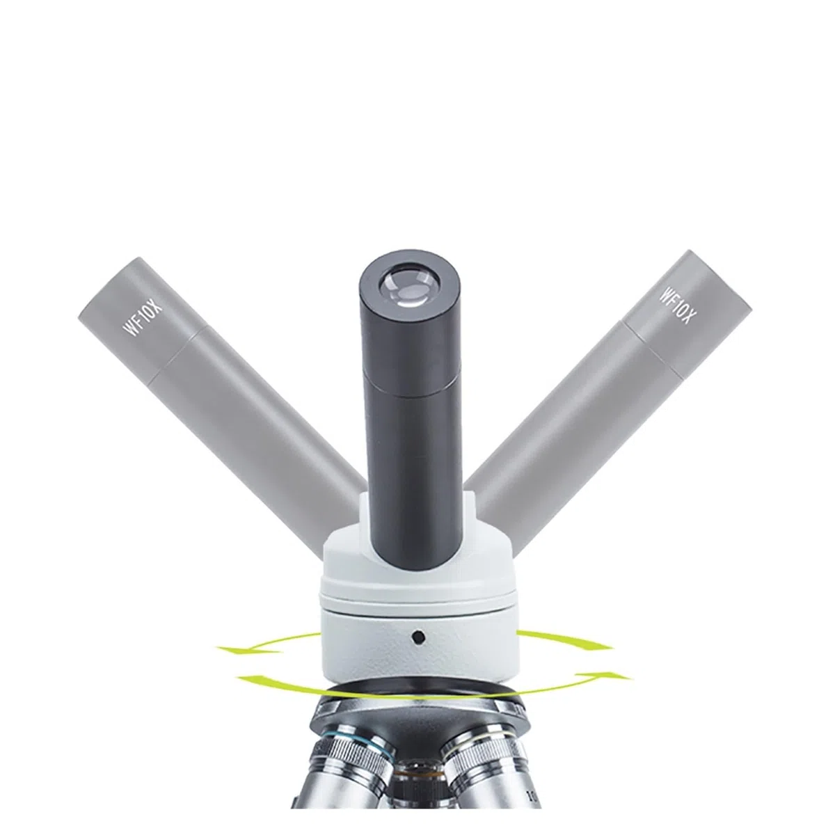 Kit microscopio microscopio composto monoculare oculare 10x, ingrandimento 100x-1600x illuminazione a LED microscopi